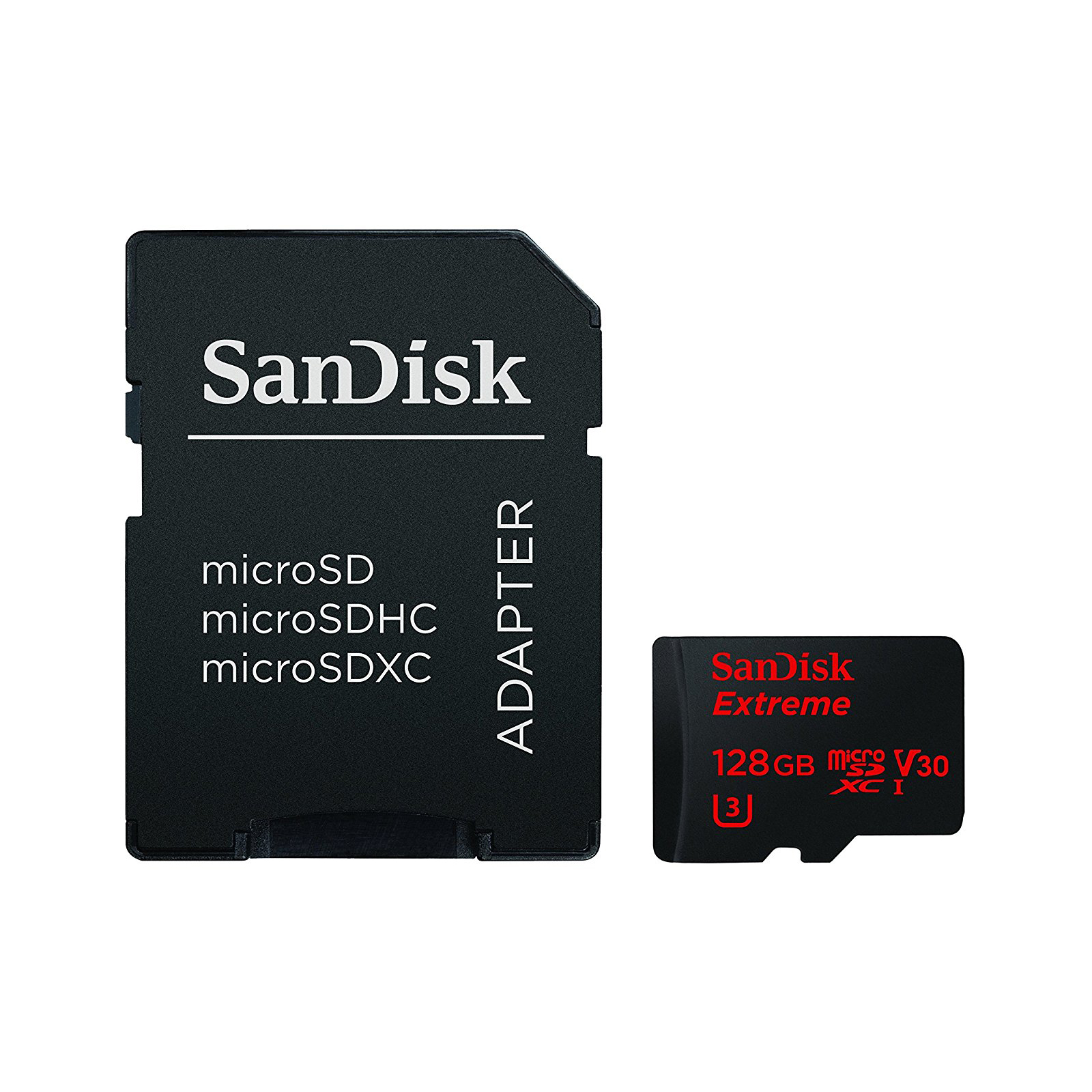 Карта пам'яті SanDisk 128GB microSDXC class 10 UHS-I 4K Extreme Action (SDSQXVF-128G-GN6AA)