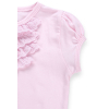 Футболка детская Breeze с кружевными рюшами (6640-80G-pink) изображение 4