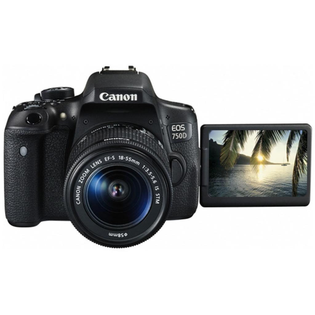 Цифровий фотоапарат Canon EOS 750D 18-55 DC III KIT (0592C112AA) зображення 5