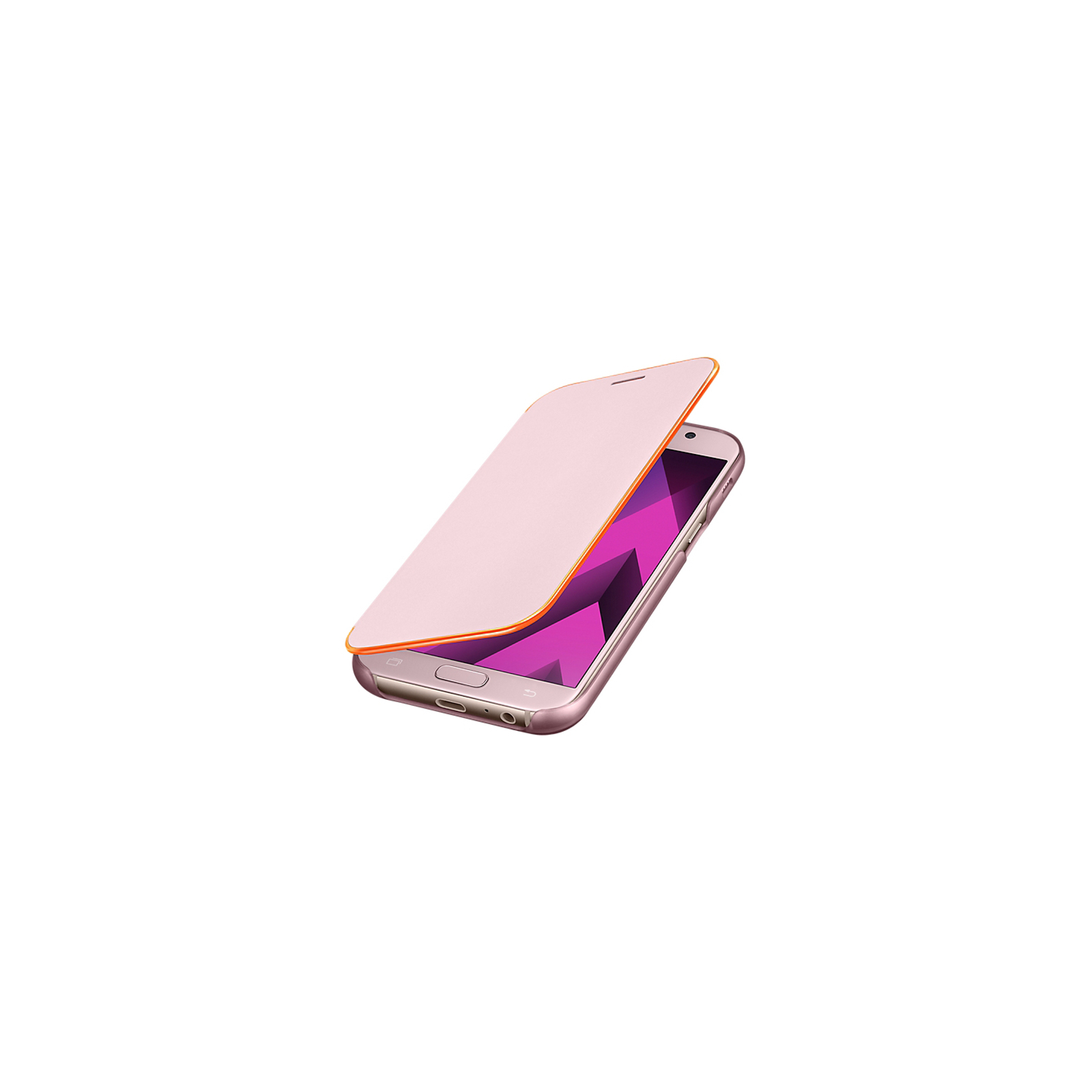 Чохол до мобільного телефона Samsung для A520 - Neon Flip Cover (Pink) (EF-FA520PPEGRU) зображення 3