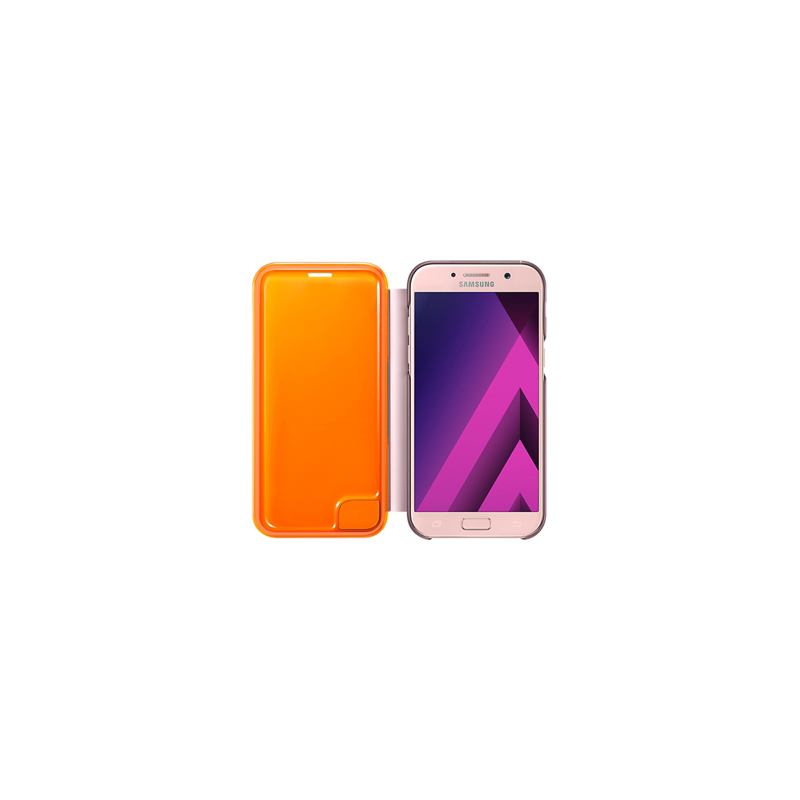 Чехол для мобильного телефона Samsung для A520 - Neon Flip Cover (Pink) (EF-FA520PPEGRU) изображение 4