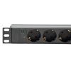 Силовий блок Kingda 19" 1U 9xSchuko, С14, без кабеля (KD-GER(16)N1009WKPB19A-C14) зображення 2