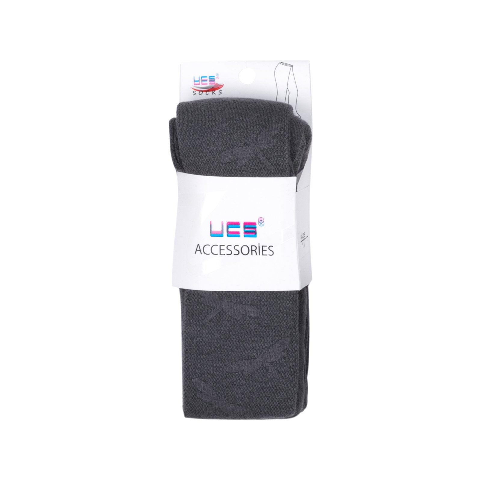 Колготки UCS Socks со стрекозами однотонные (M0C0301-1049-9G-gray) изображение 2