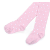 Колготки дитячі Bross з малюнком сердечок (10317-3G-pink) зображення 2