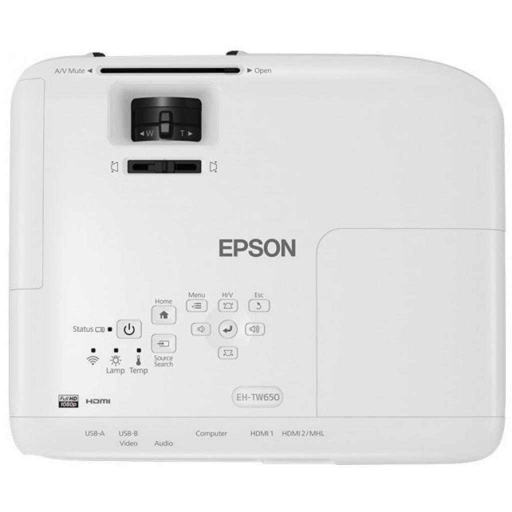 Проектор Epson EH-TW610 (V11H849140) зображення 6