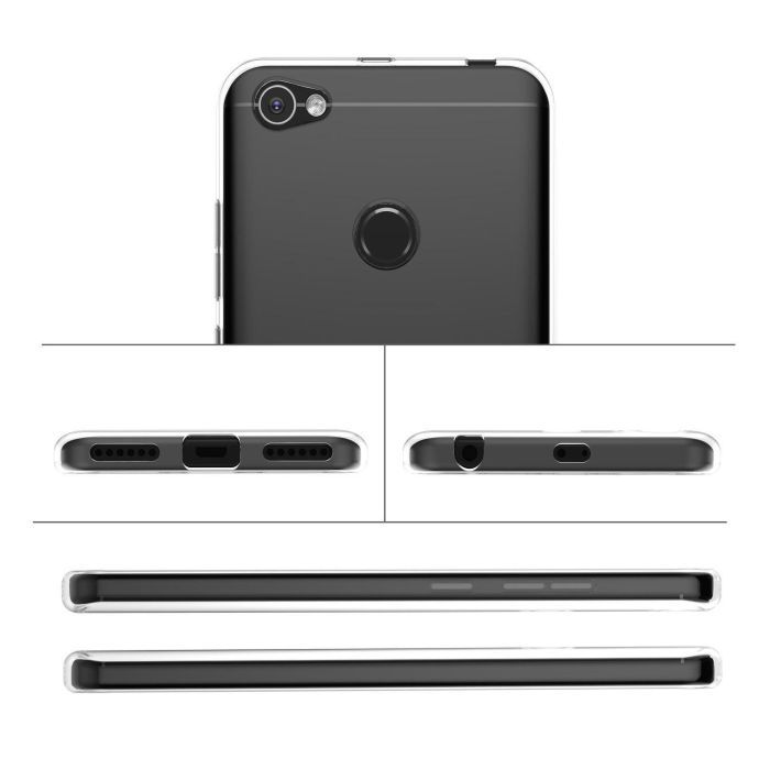 Чехол для мобильного телефона для Xiaomi Redmi Note 5A Clear tpu (Transperent) Laudtec (LC-XRN5A) изображение 9
