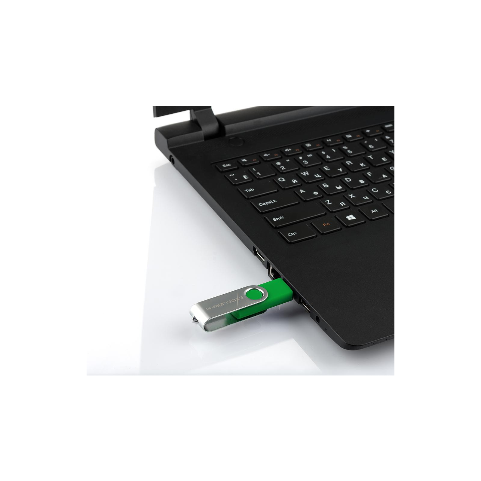 USB флеш накопитель eXceleram 32GB P1 Series Silver/Purple USB 2.0 (EXP1U2SIPU32) изображение 7