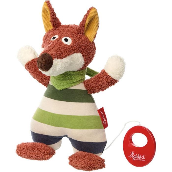 Мягкая игрушка Sigikid музыкальный Лис 28 см (41387SK)