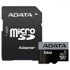 Карта памяти ADATA 64GB microSD class 10 UHS-I U3 A1 Premier Pro (AUSDX64GUI3V30SA1-RA1)