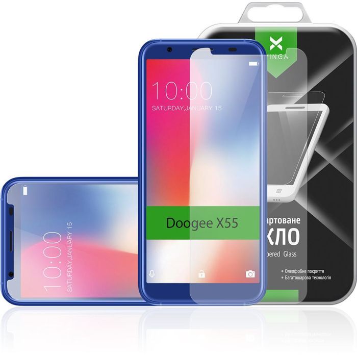 Скло захисне Vinga для Doogee X55 (VTPGS-DX55) зображення 3