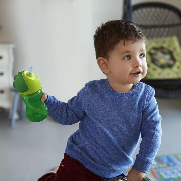 Поїльник-непроливайка Philips AVENT з трубочкою 300 мл 12 міс+, рожевий (SCF798/02) зображення 3