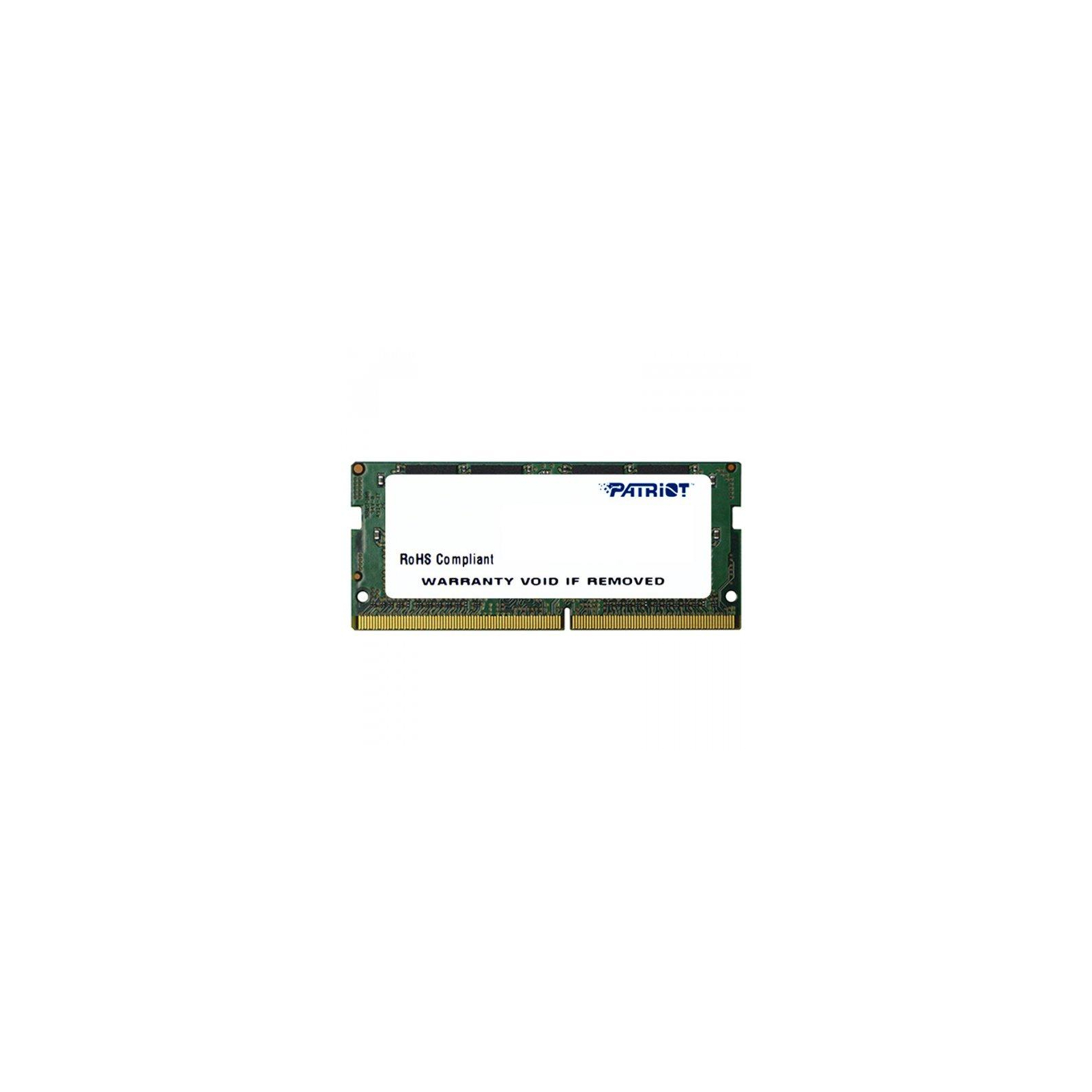 Модуль пам'яті для ноутбука SoDIMM DDR4 16GB 2400 MHz Patriot (PSD416G24002S)