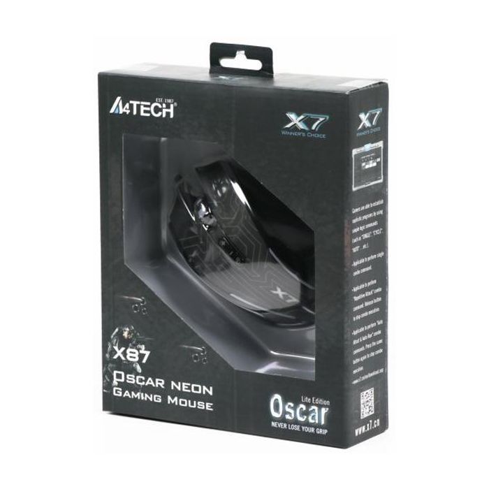 Мышка A4Tech X87 Maze Black изображение 5