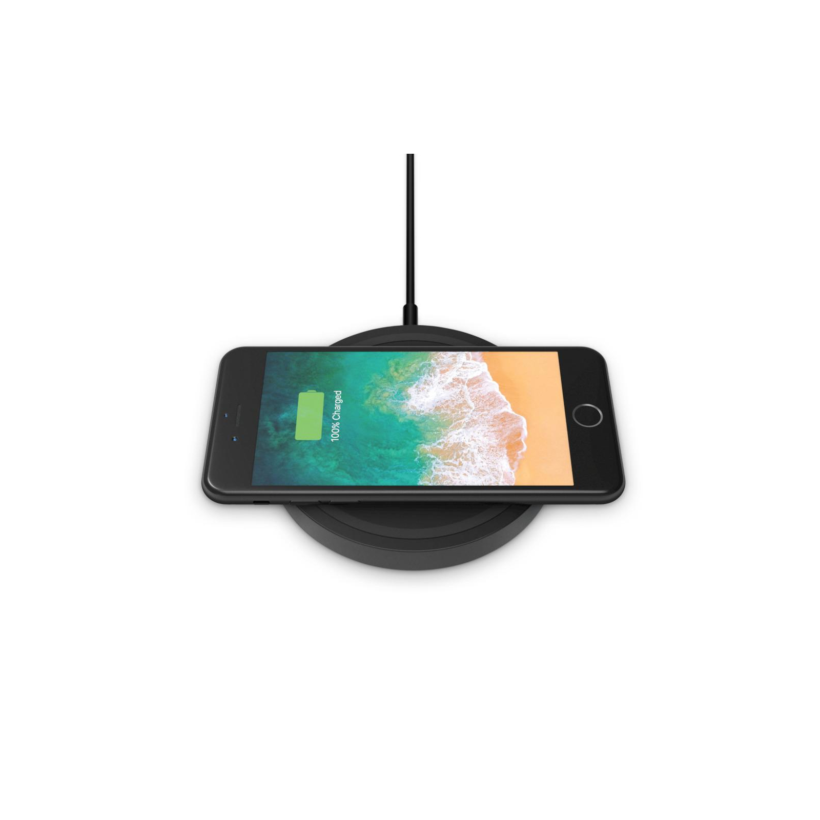 Зарядное устройство Belkin Qi Wireless Charging Pad, 5W, Black (F7U068BTBLK) изображение 4
