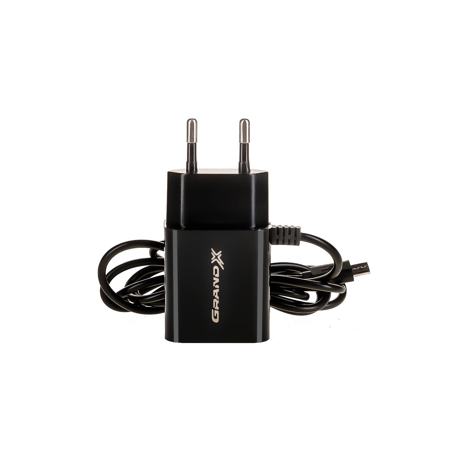 Зарядний пристрій Grand-X 5V 3,1A 2USB + micro USB Black с защитой от перегрузки (CH-65B) зображення 4
