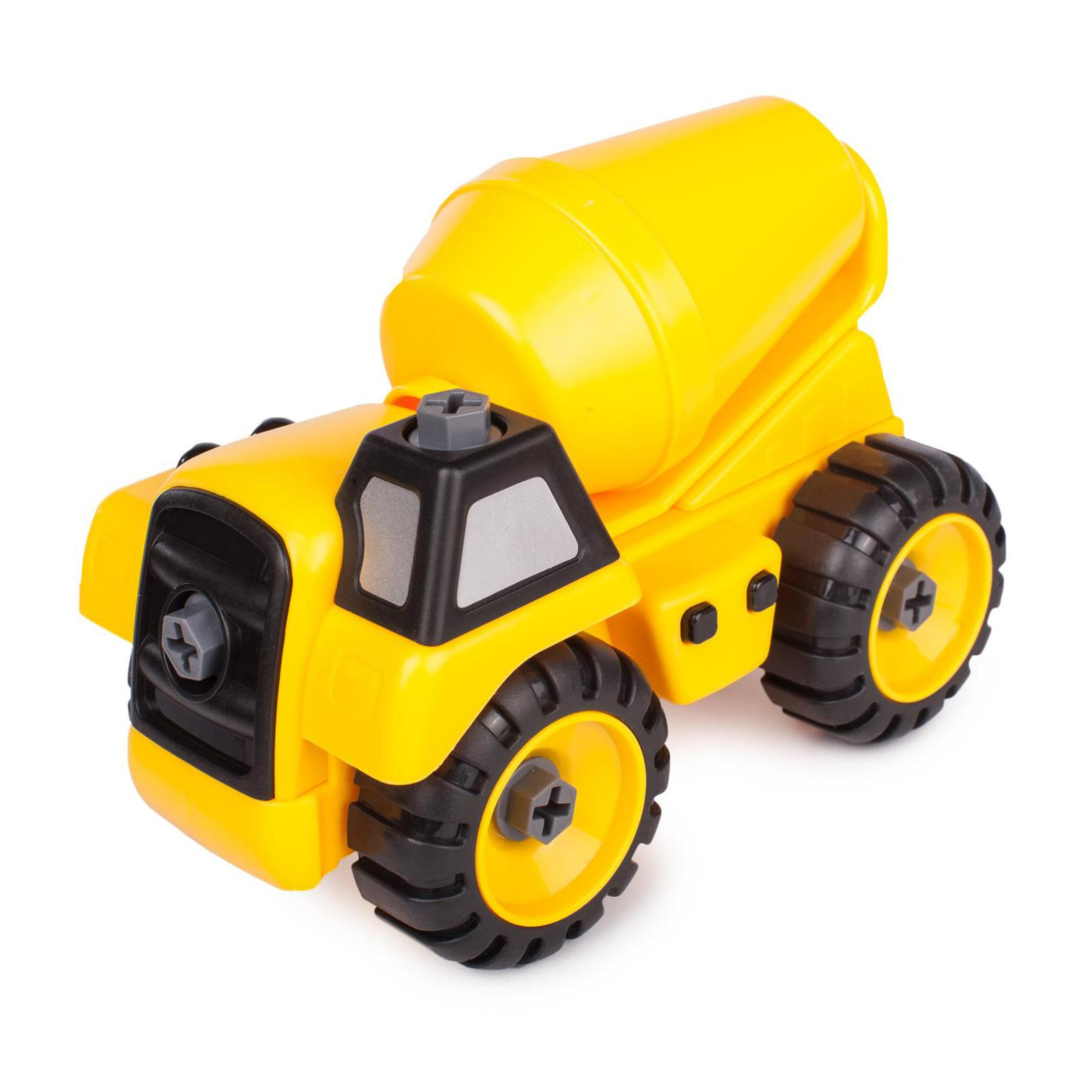 Машина Kaile Toys Набор бетоновоз/самосвал, разборная модель с отверткой (KL716-1) изображение 4