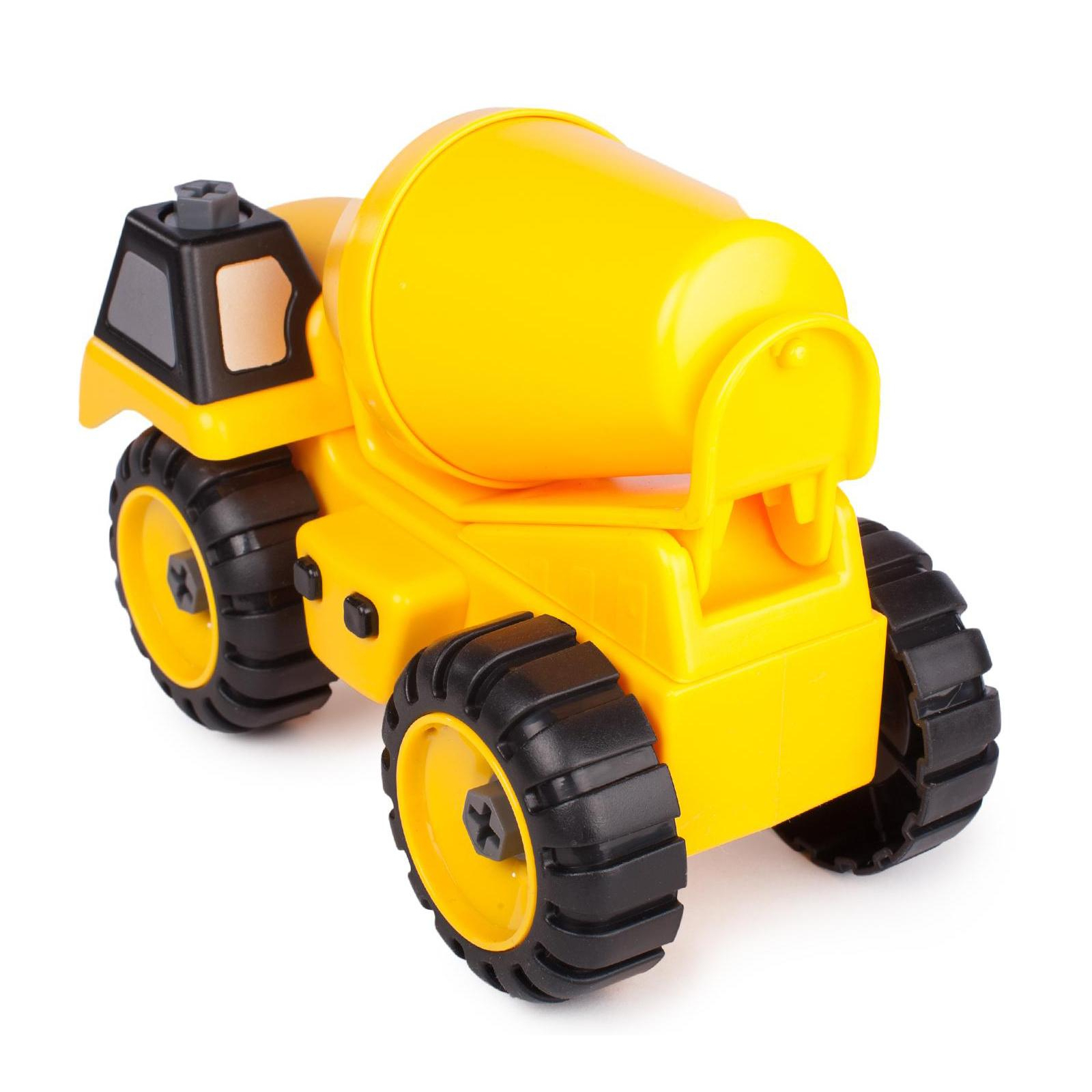 Машина Kaile Toys Набор бетоновоз/самосвал, разборная модель с отверткой (KL716-1) изображение 7