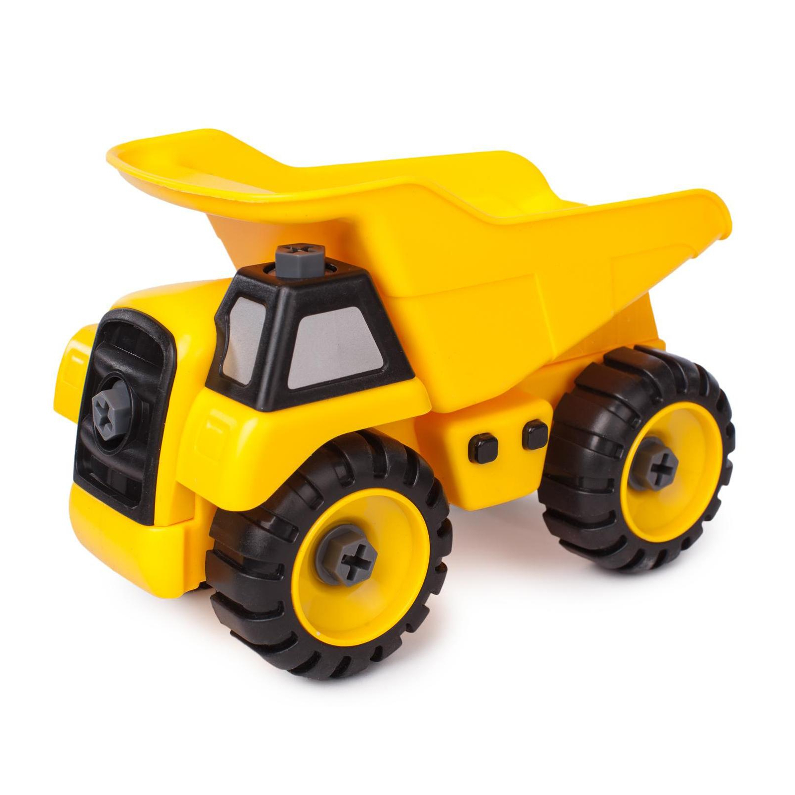 Машина Kaile Toys Набор бетоновоз/самосвал, разборная модель с отверткой (KL716-1) изображение 8