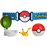 Игровой набор Pokémon Пояс з 2 покеболами и фигуркой Пикачу (96409) изображение 2