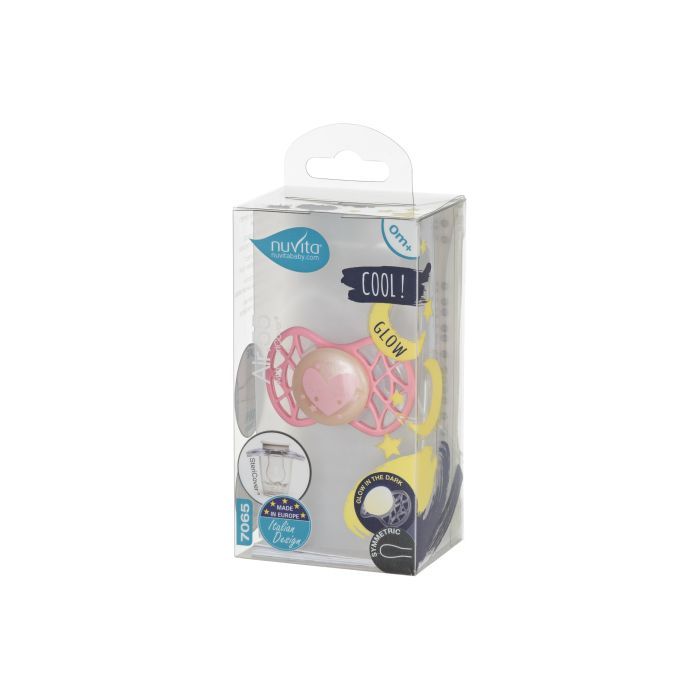 Пустушка Nuvita Air55 Cool 0m+ симетрична (світиться в темряві) (NV7065GSA) зображення 3