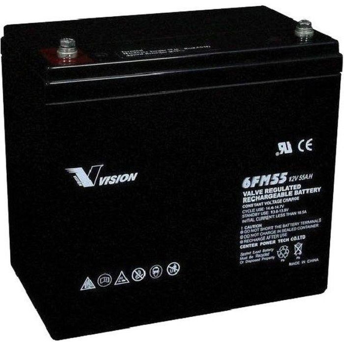 Батарея до ДБЖ Vision FM 12V 55Ah (6FM55E-X)