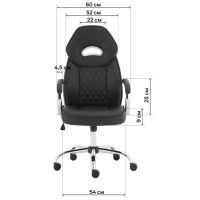 Офисное кресло GT Racer X-2740AB White (X-2740AB Chrome White) изображение 7