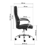 Офисное кресло GT Racer X-2740AB White (X-2740AB Chrome White) изображение 8