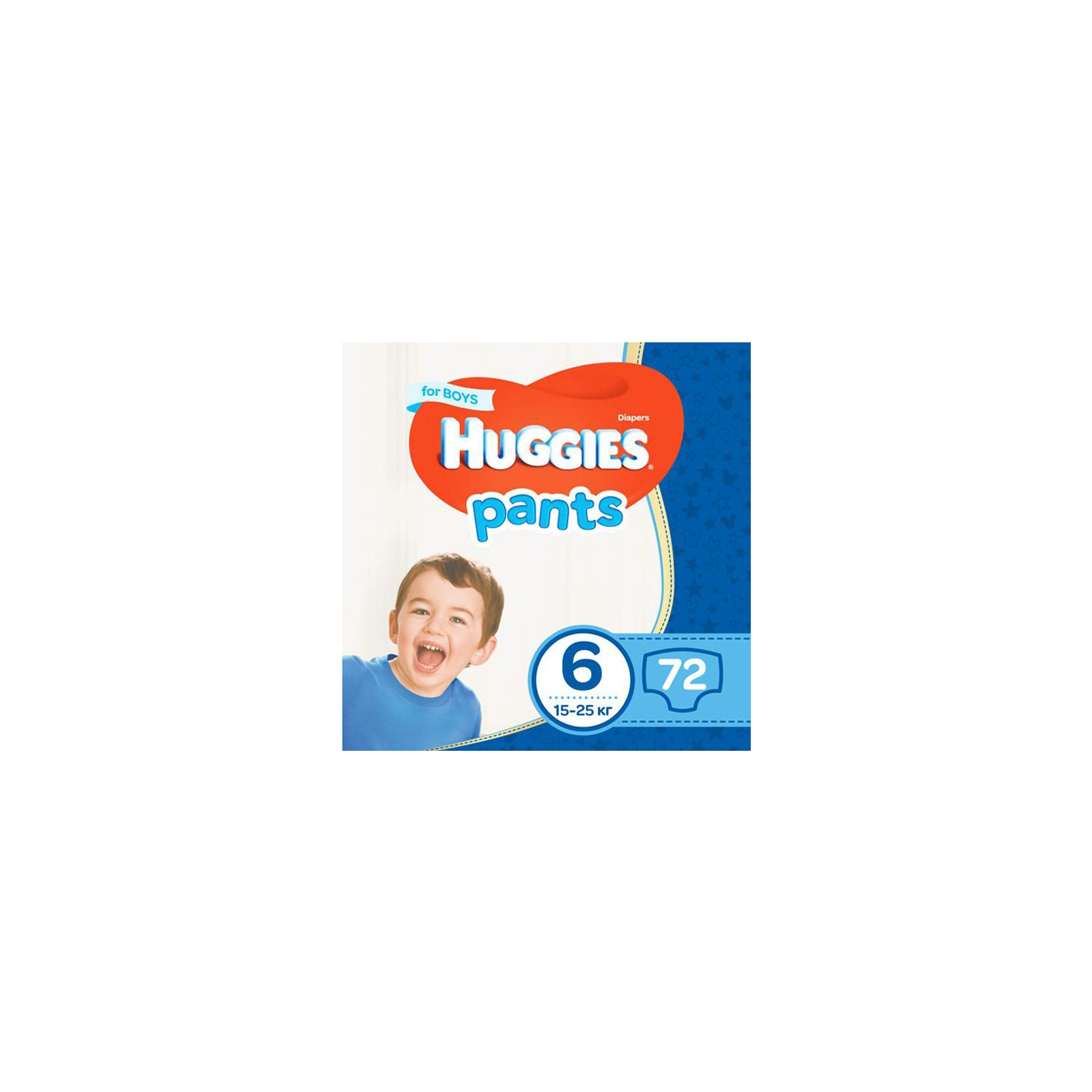 Подгузники Huggies Pants 6 (15-25 кг) для мальчиков 36 шт (5029053564067)