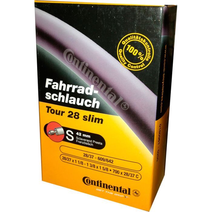 Велосипедна камера Continental Tour 28" Slim 28-609 / 37-642 RE PR42mm (181991) зображення 3