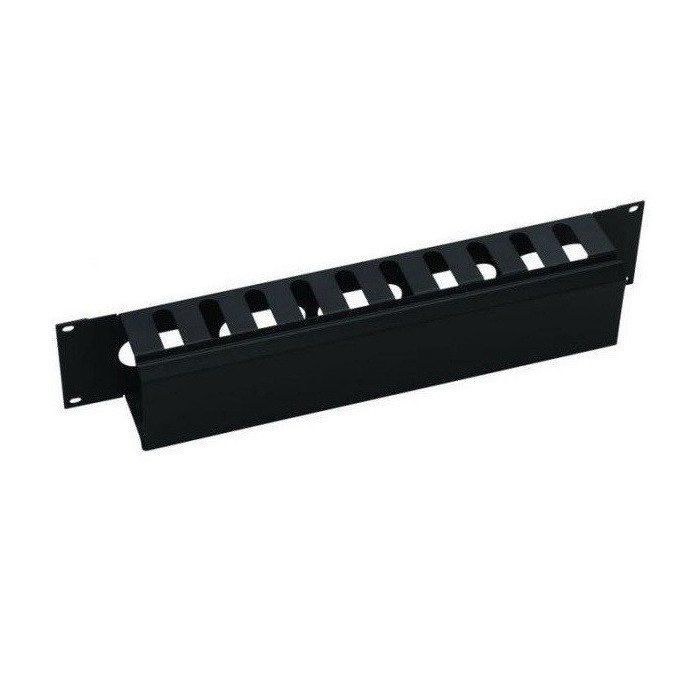 Кабельний організатор 19" 1U гребінка, RAL 9005 Mirsan (MR.OKK1U19.01)