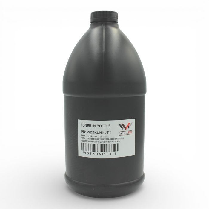 Тонер Kyocera TK-100/120/130/160/1130/1140/1150/TK-410/420 1кг Welldo (WDTKUNI1JT-1)