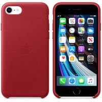 Чехол для мобильного телефона Apple iPhone SE Leather Case - (PRODUCT)RED (MXYL2ZM/A) изображение 4