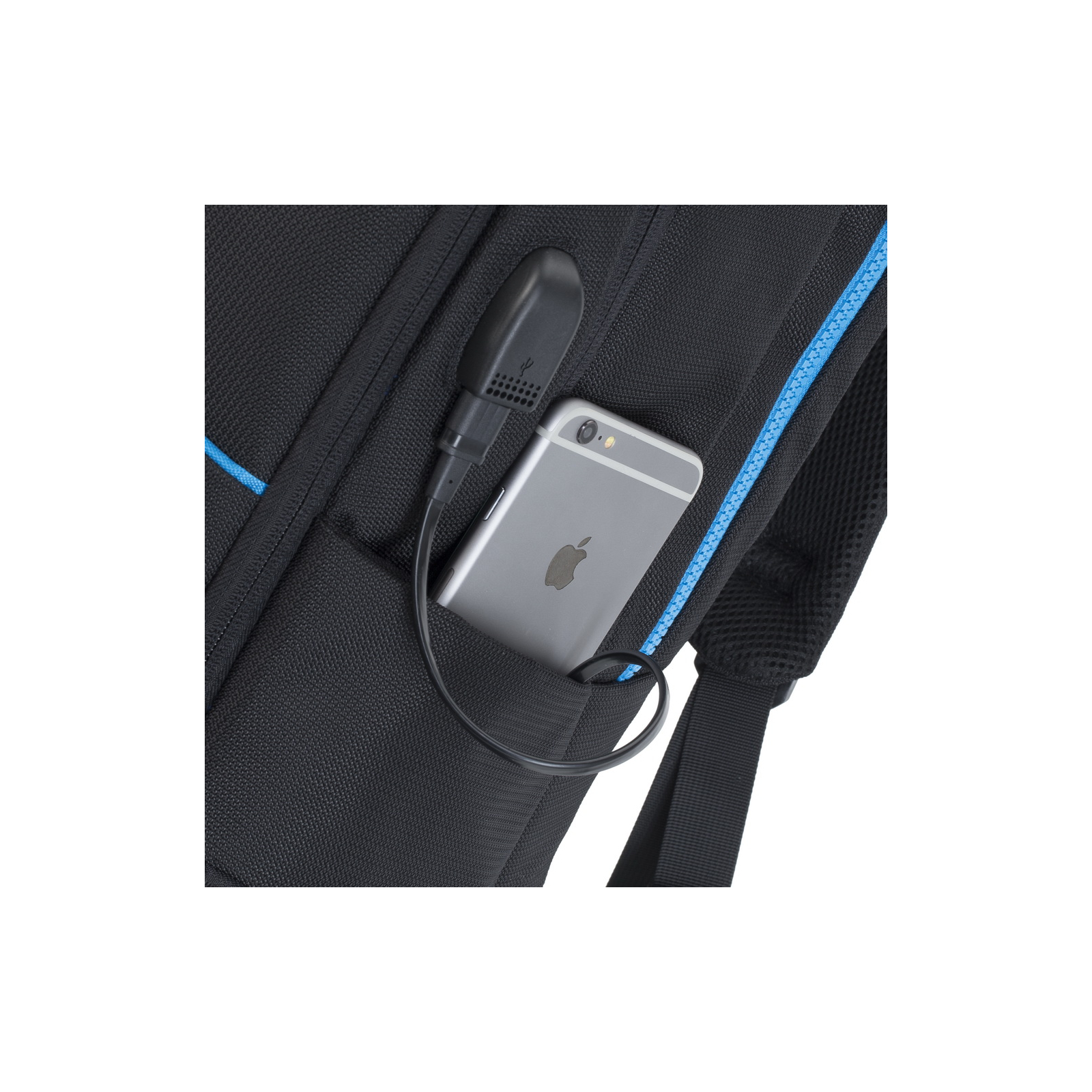 Рюкзак для ноутбука RivaCase 17.3" 7860 Black (7860Black) изображение 6