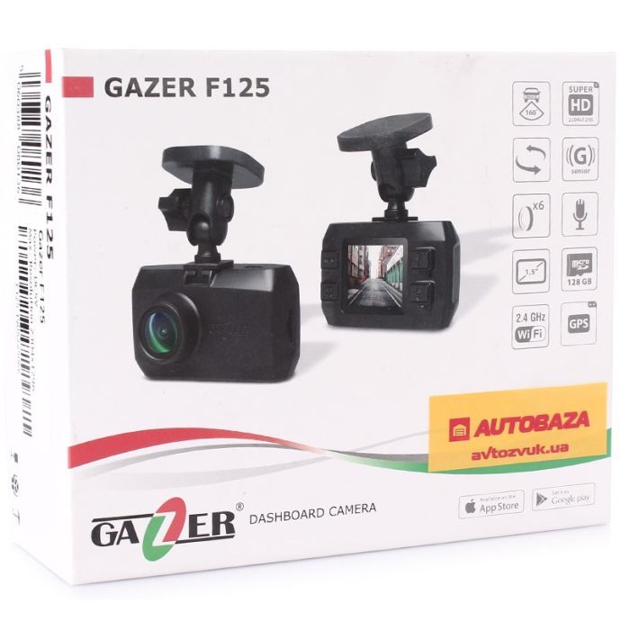 Видеорегистратор Gazer F125 (3694553) изображение 6
