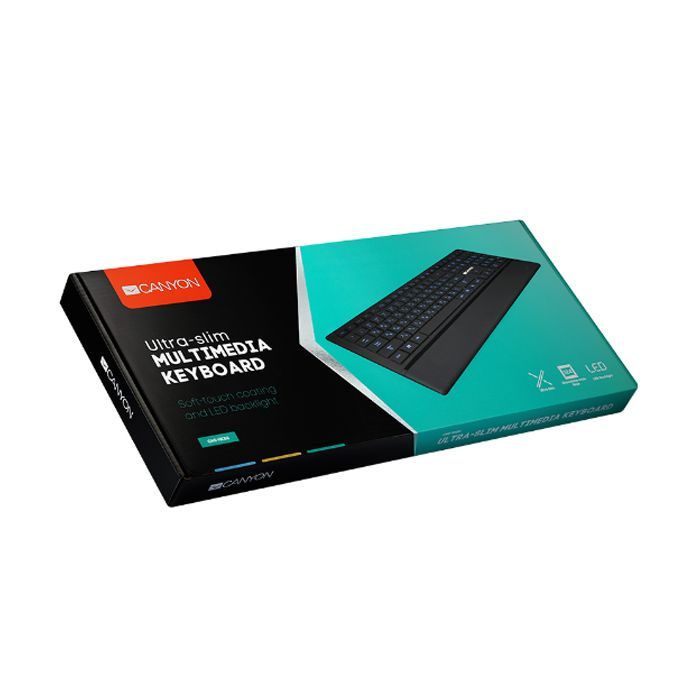 Клавиатура Canyon CNS-HKB6-RU Black USB (CNS-HKB6-RU) изображение 2