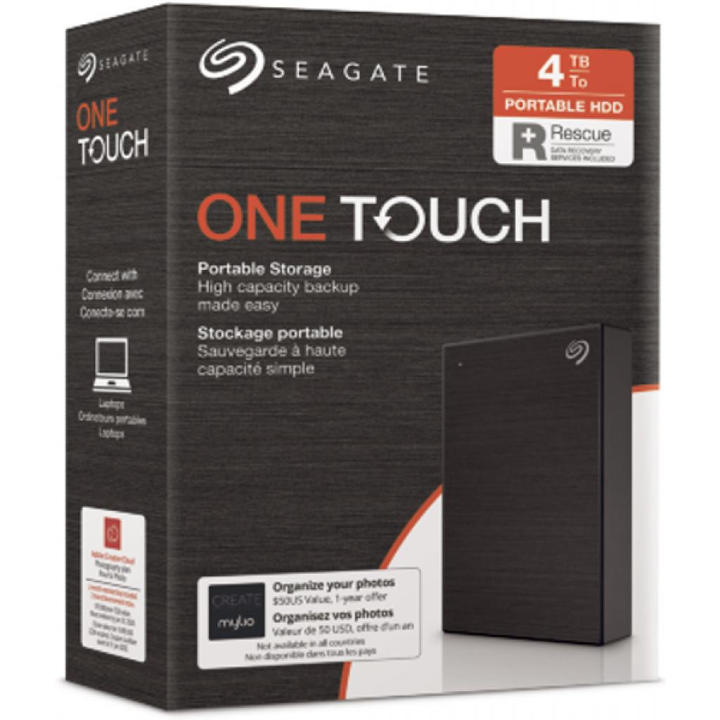 Внешний жесткий диск 2.5" 4TB One Touch USB 3.2 Seagate (STKC4000400) изображение 8