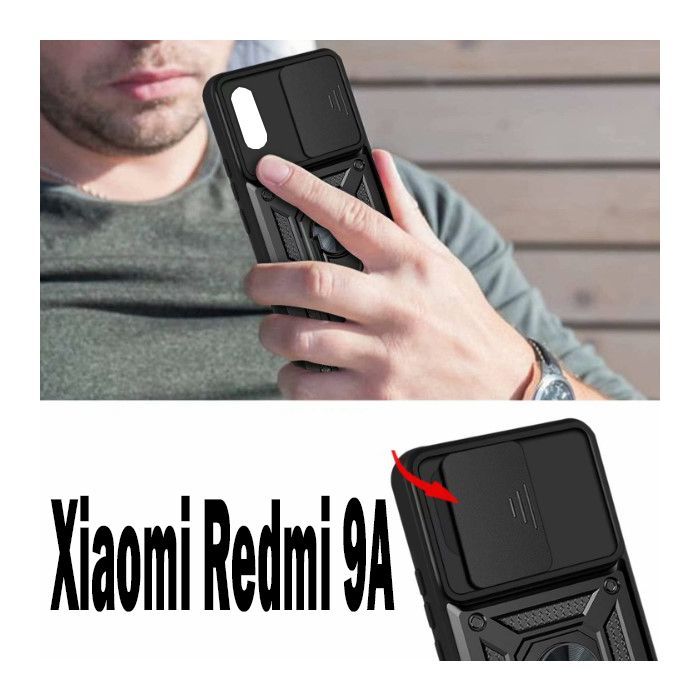 Чохол до мобільного телефона BeCover Military Xiaomi Redmi 9A Black (705574) зображення 2