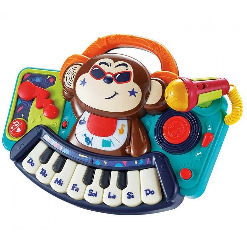 Ігровий набір Hola Toys Піаніно-мавпочка з мікрофоном (3137) зображення 2