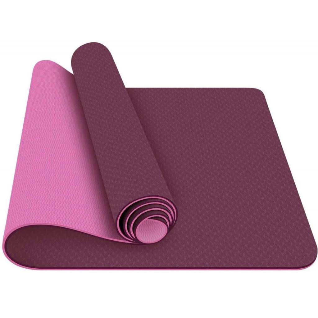 Килимок для фітнесу Power System Yoga Mat Premium PS-4060 Red (4060RD-0) зображення 3