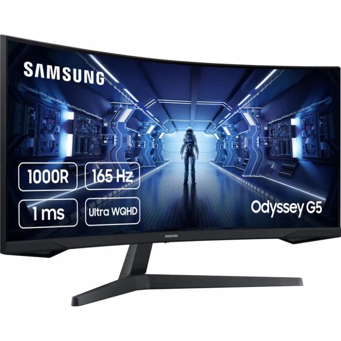 Монітор Samsung Odyssey G5 C34G55TWWI (LC34G55TWWIXCI) зображення 2