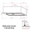 Вытяжка кухонная Weilor PBSR 52301 GLASS BL 1100 LED Strip изображение 12