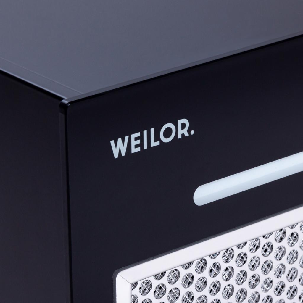 Витяжка кухонна Weilor PBSR 52301 GLASS WH 1100 LED Strip зображення 7