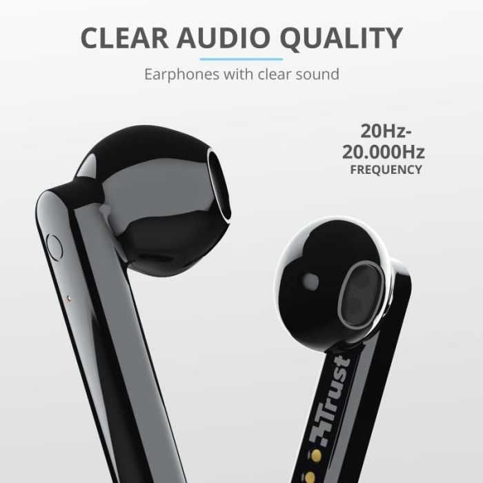 Навушники Trust Primo Touch True Wireless Mic Black (23712) зображення 10