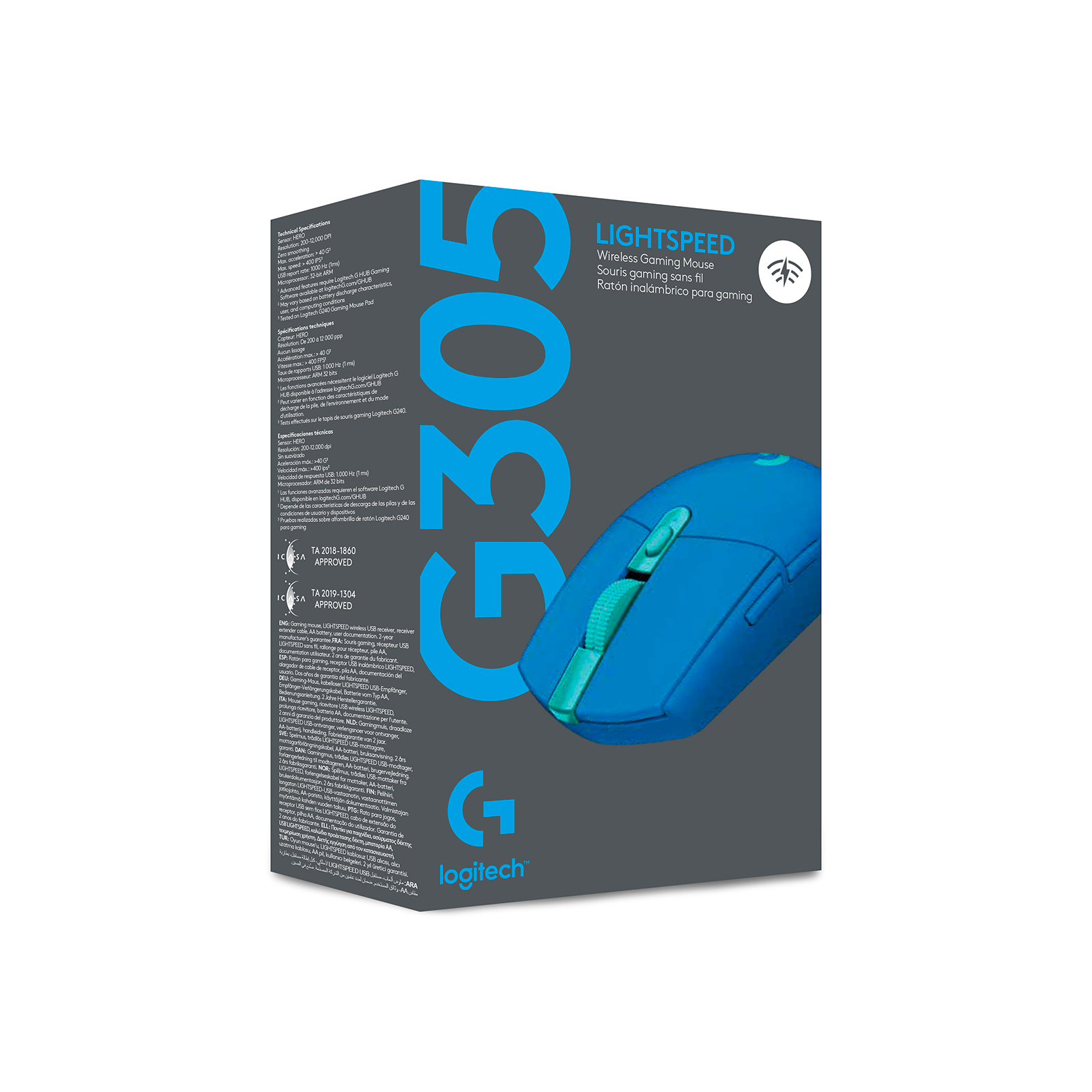 Мышка Logitech G305 Lightspeed Blue (910-006014) изображение 10