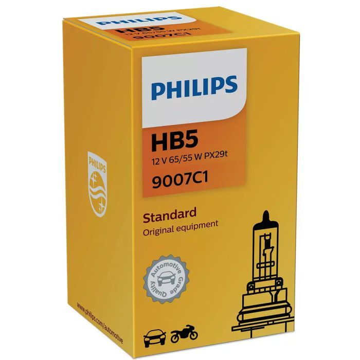 Автолампа Philips галогенова 65/55W (9007C1) изображение 2