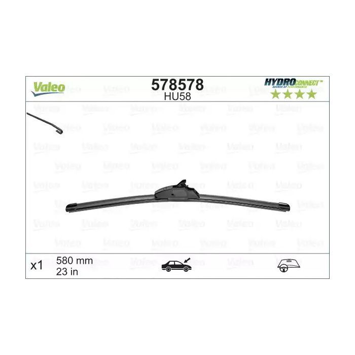 Щетка стеклоочистителя Valeo 578578