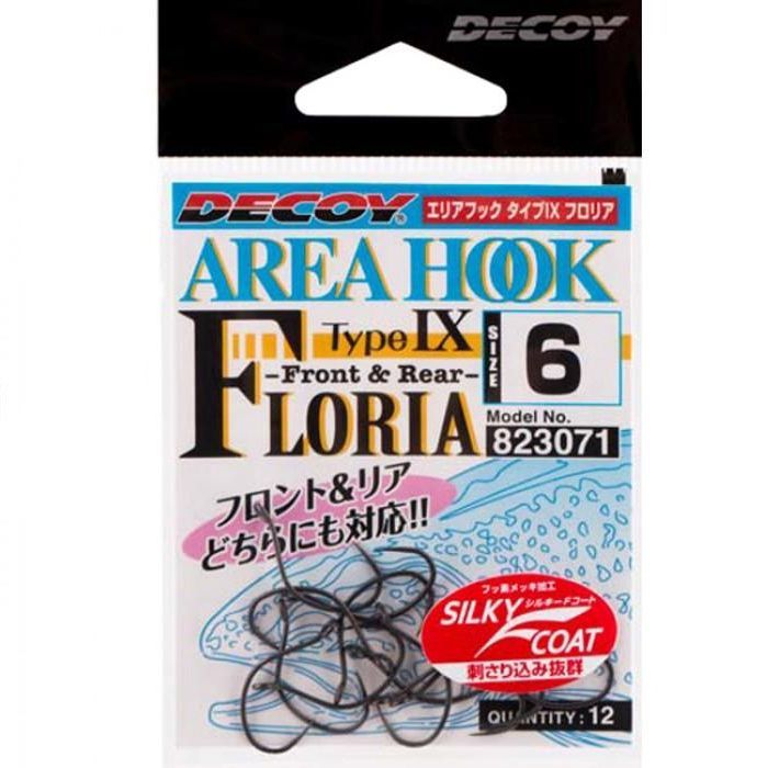 Крючок Decoy AH-IX FLORIA 14 (12 шт/уп) (1562.08.77) изображение 2