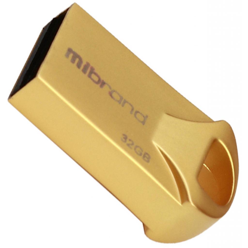 USB флеш накопитель Mibrand 64GB Hawk Gold USB 2.0 (MI2.0/HA64M1G)