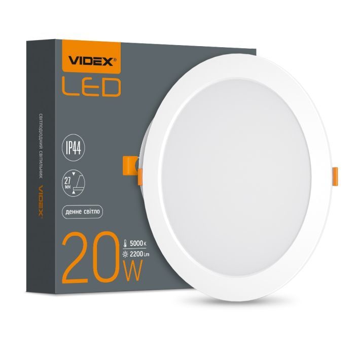 Светильник Videx LED 20W 5000K 220V (VL-DLBR-205) изображение 2