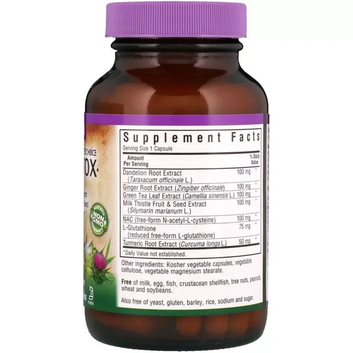 Травы Bluebonnet Nutrition Комплекс для Детоксикации Печени, Liver Detox, Targeted Choi (BLB2022) изображение 2